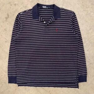 Polo Ralph Lauren Long Sleeve Striped Polo Rugby Shirt Sz XL